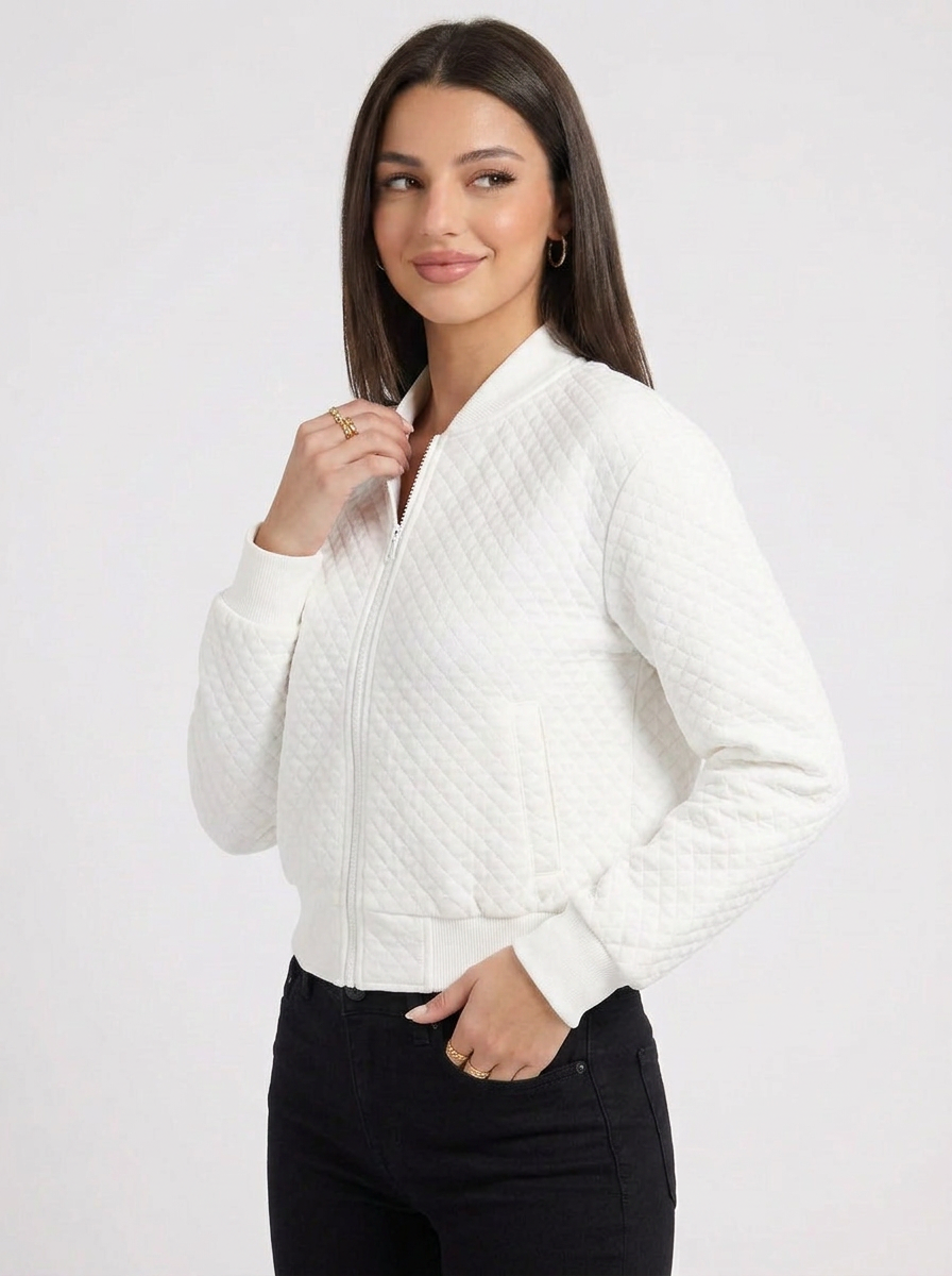 Sloane | Women's Quilted Bomber Jacket