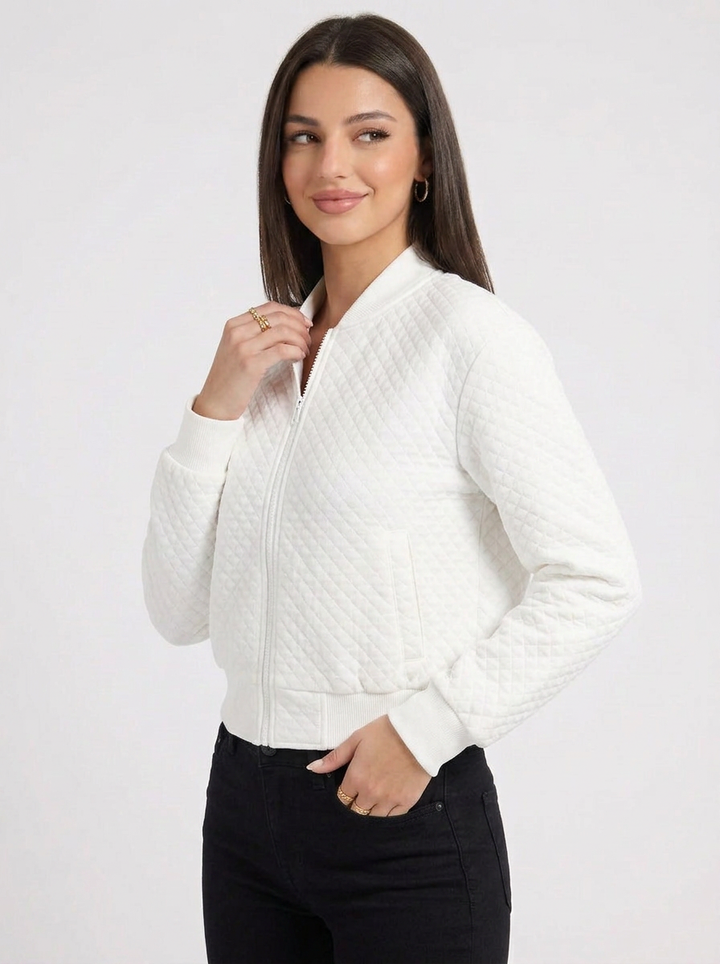 Sloane | Women's Quilted Bomber Jacket