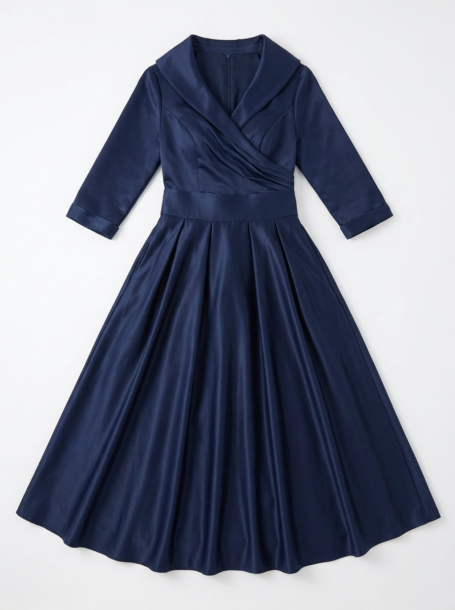 Sophia | Midi Dress with Collar