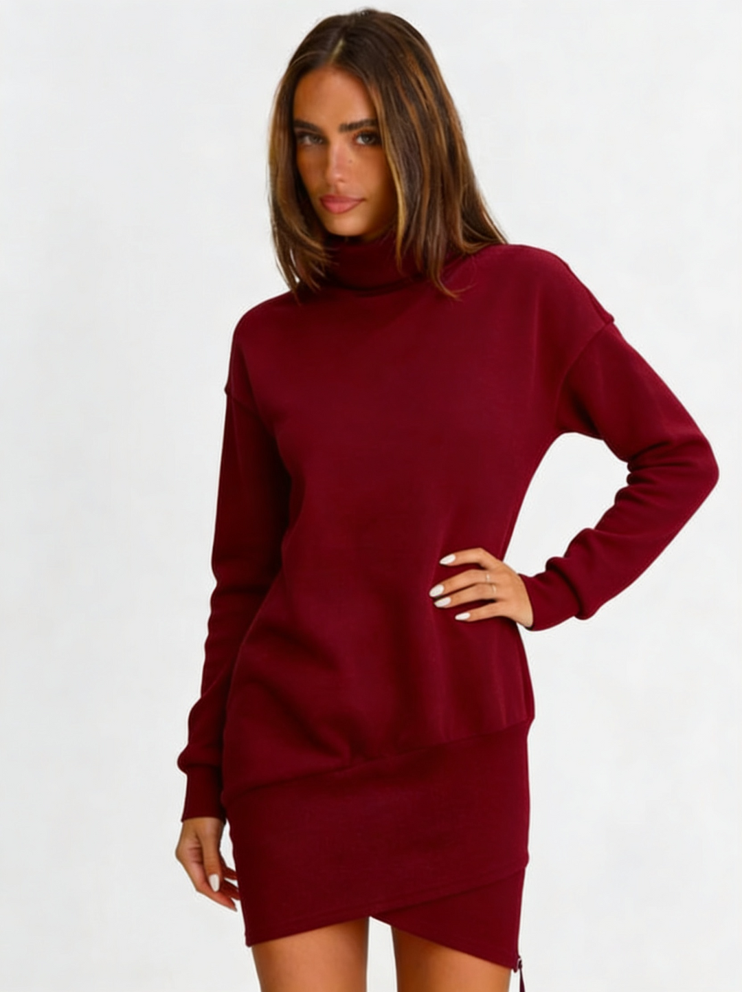 Sophia | Winter Dress Long Sleeve Mini