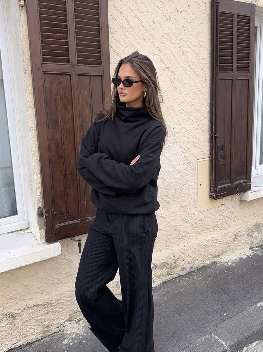 Sophia | Women's Oversized Winter Knit Pullover Sweater