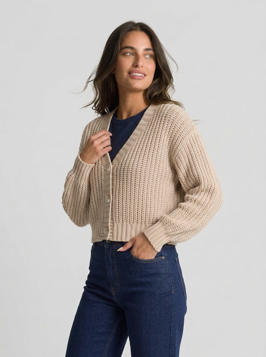 Sophie | Women's Chunky Knit Cardigan