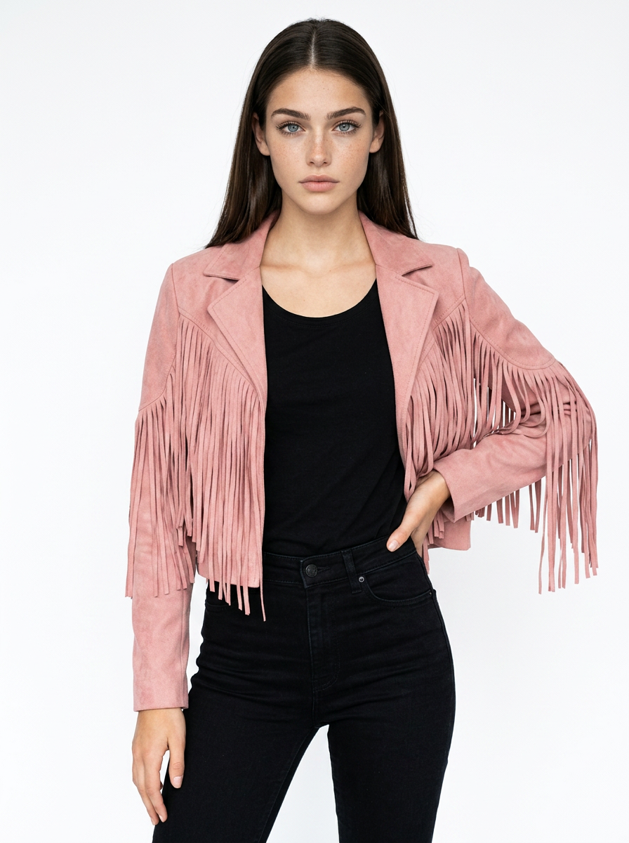 Sophie | Women's Fringe Cropped Jacket