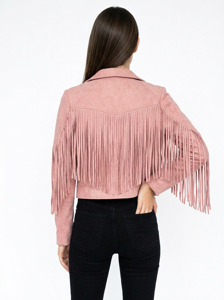 Sophie | Women's Fringe Cropped Jacket