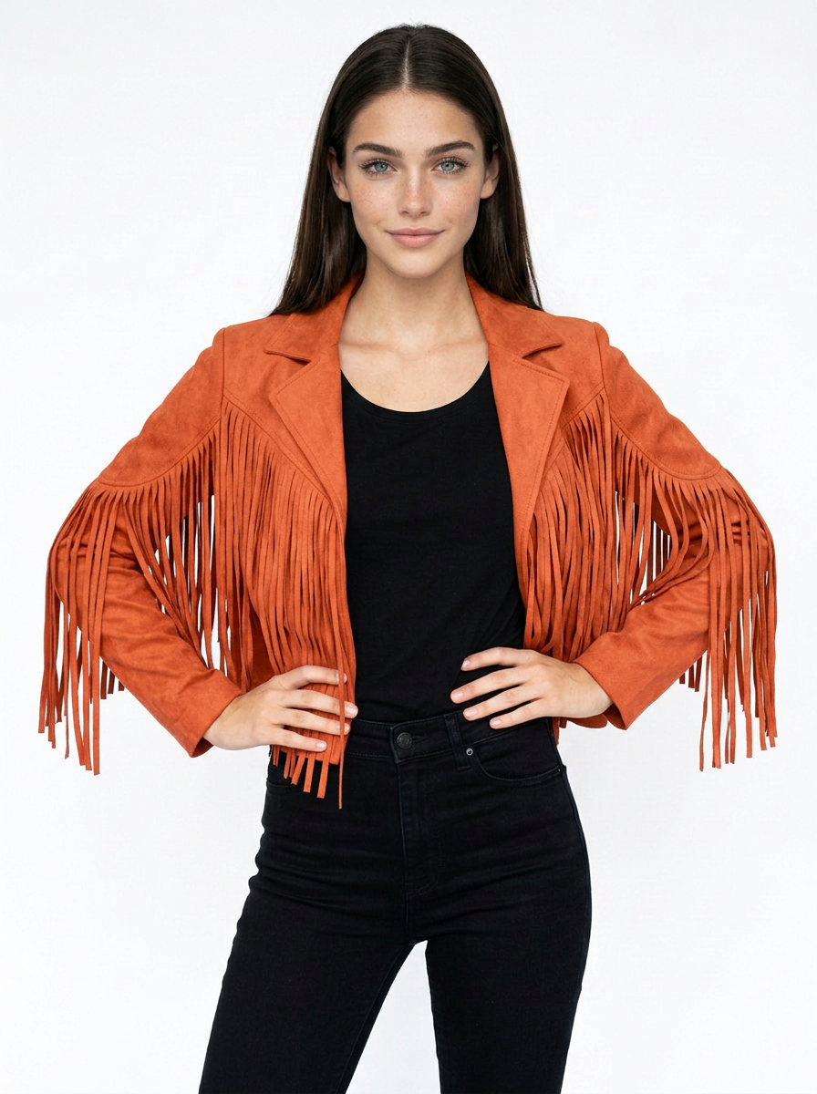 Sophie | Women's Fringe Cropped Jacket