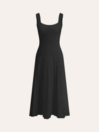 Square Neck Sleeveless Dress | Amara