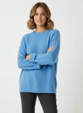 Suki | Women's Oversized Drop Shoulder Crew Neck Knit Sweater 5