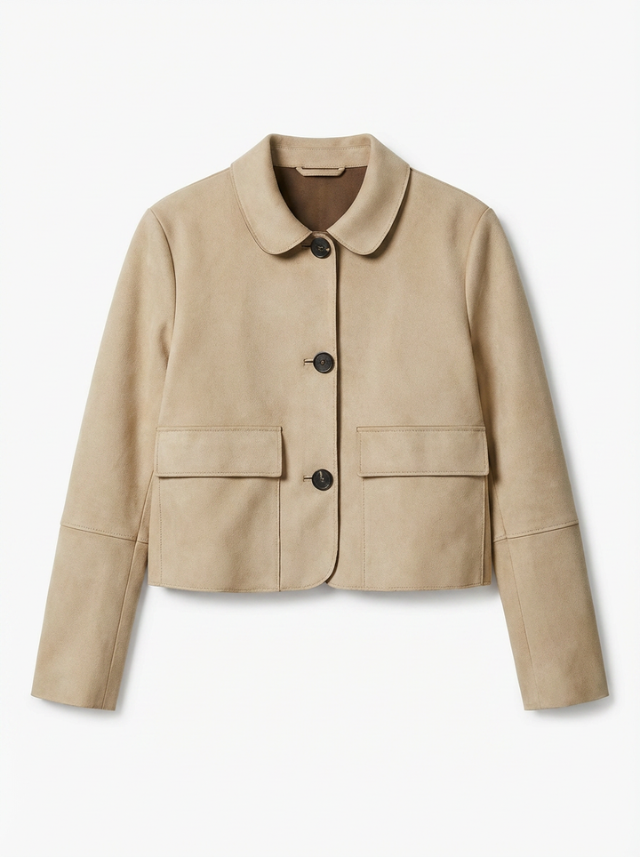 Suki | Women's Suede Cropped Jacket 3