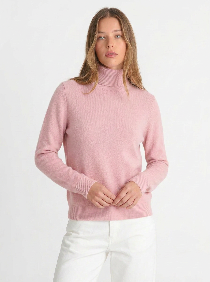 Talia | Women's Turtleneck Cashmere Sweater 11