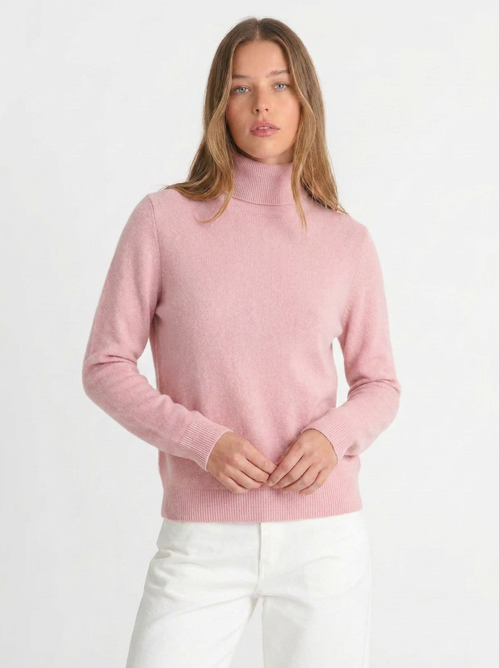 Talia | Women's Turtleneck Cashmere Sweater 11