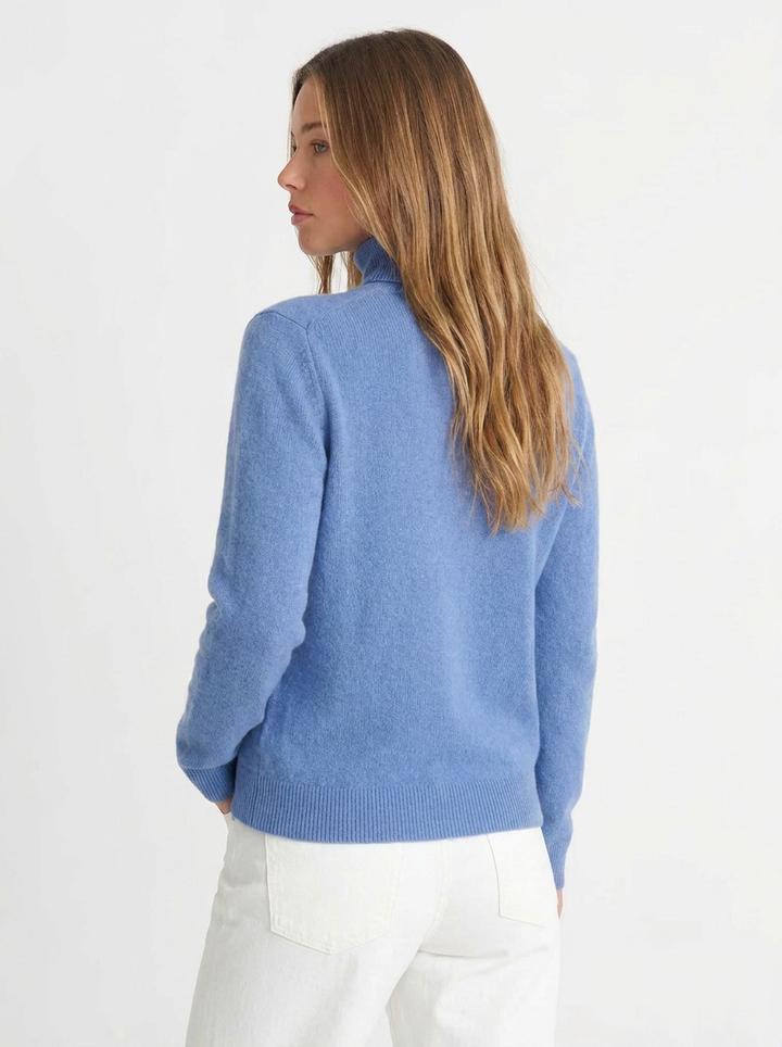 Talia | Women's Turtleneck Cashmere Sweater 2