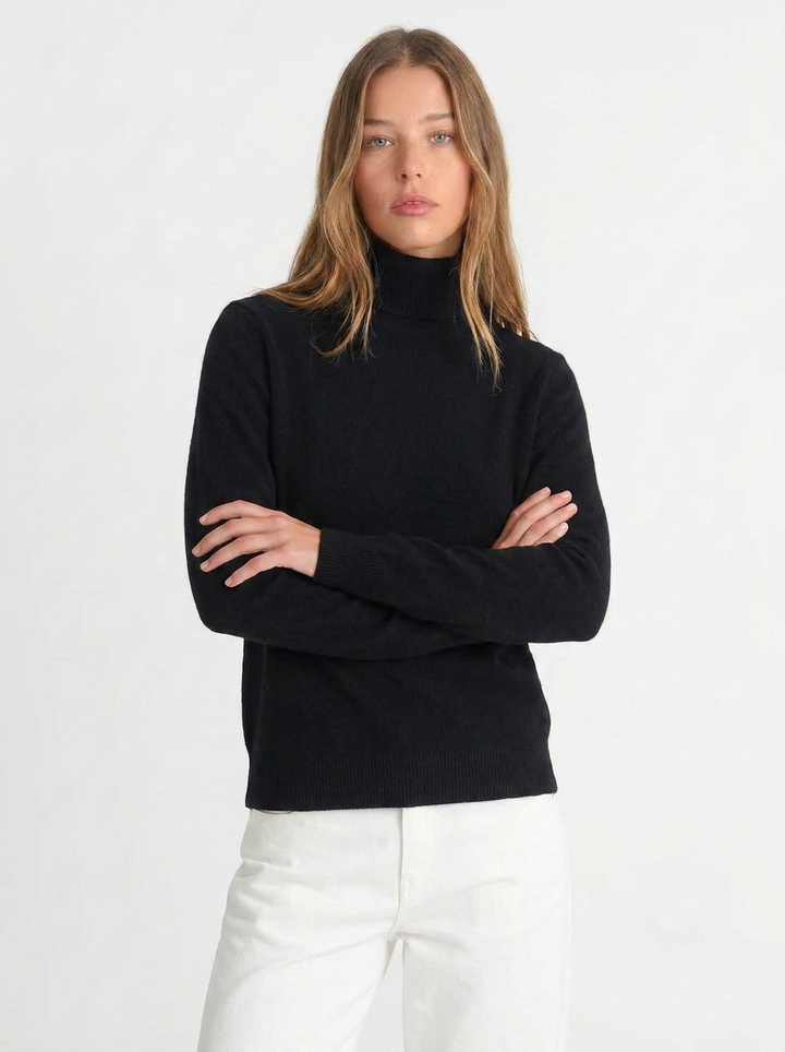Talia | Women's Turtleneck Cashmere Sweater 4