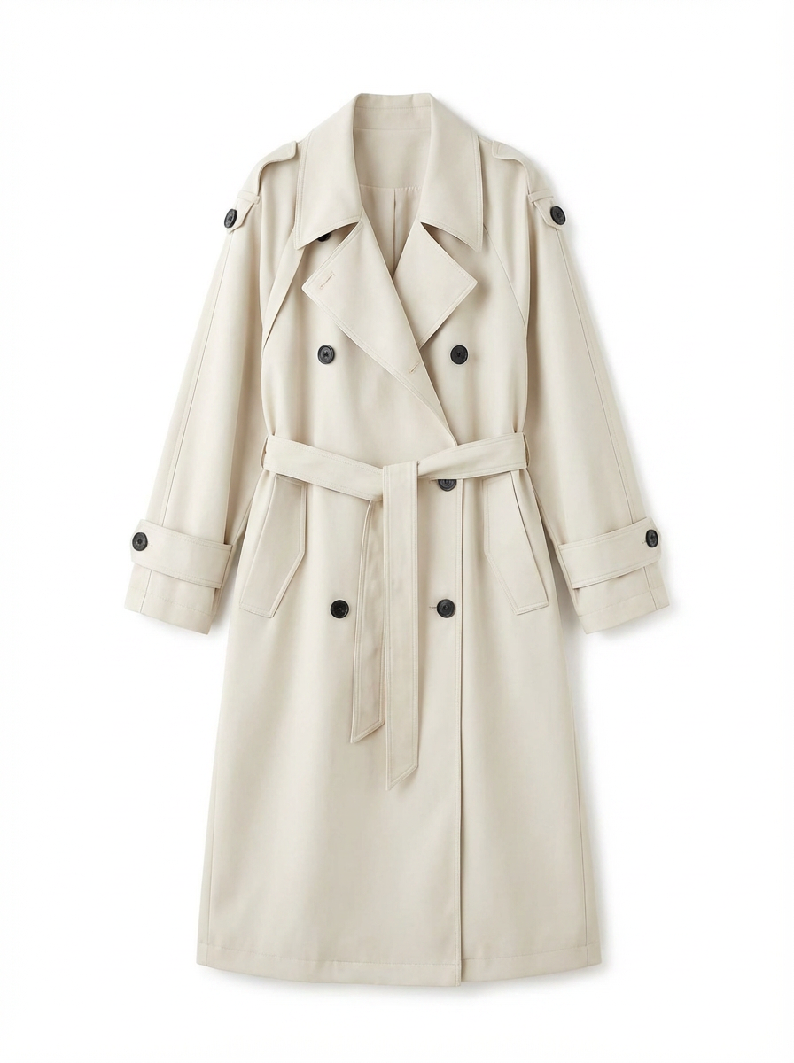 Tamara | Women's Double Breasted Oversized Trench Coat 3