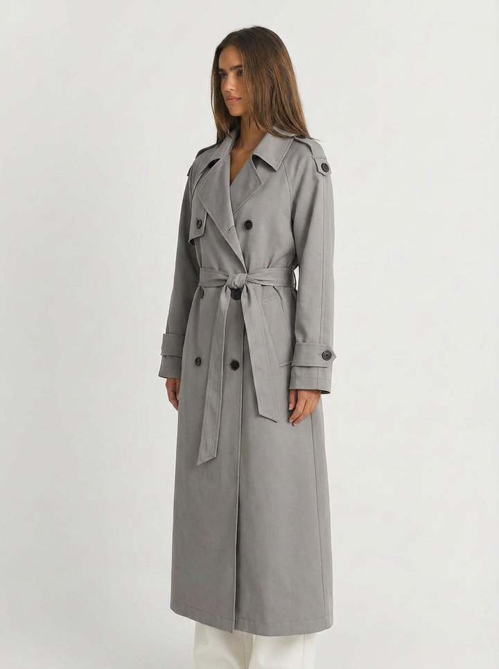 Tamara | Women's Double Breasted Oversized Trench Coat 5