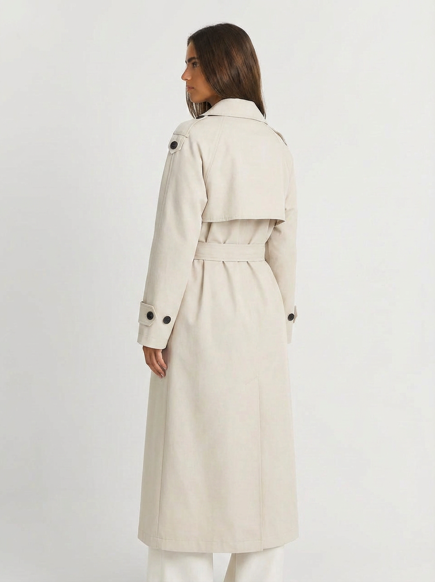 Tamara | Women's Double Breasted Oversized Trench Coat 6