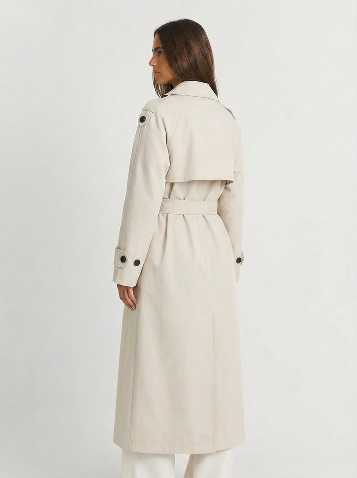 Tamara | Women's Double Breasted Oversized Trench Coat 6