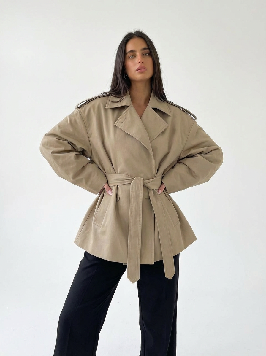 Tanya| Women's Short Trench Coat