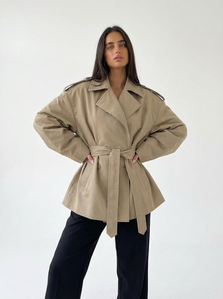 Tanya| Women's Short Trench Coat