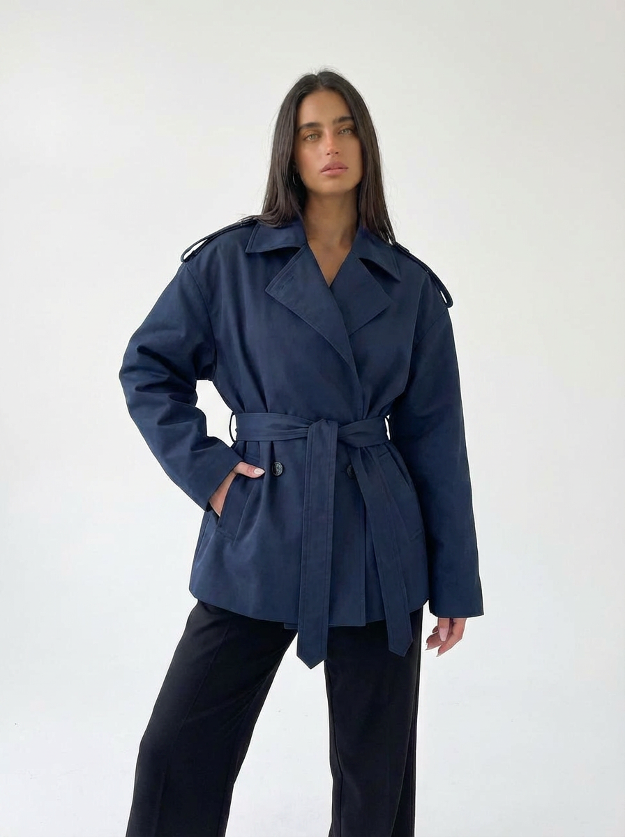 Tanya| Women's Short Trench Coat 3
