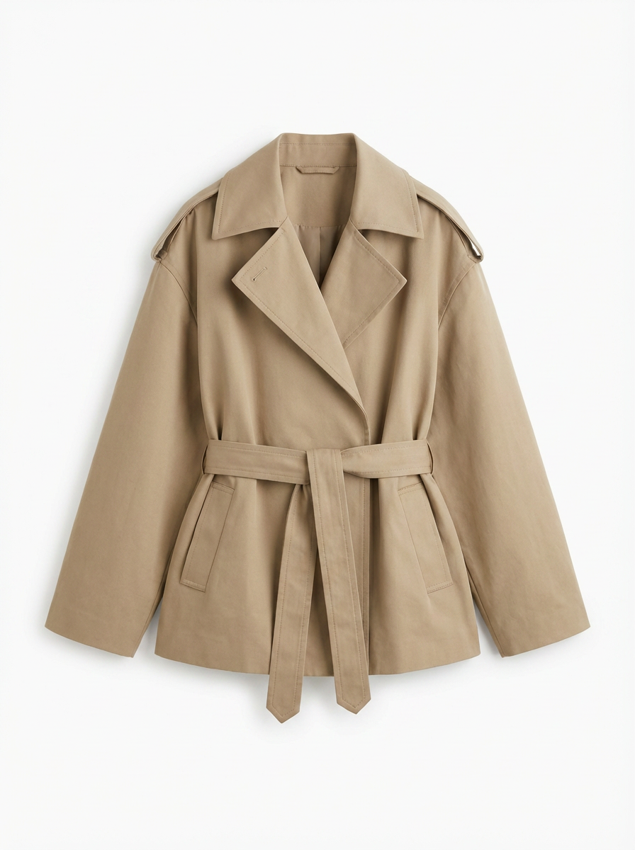 Tanya| Women's Short Trench Coat 4