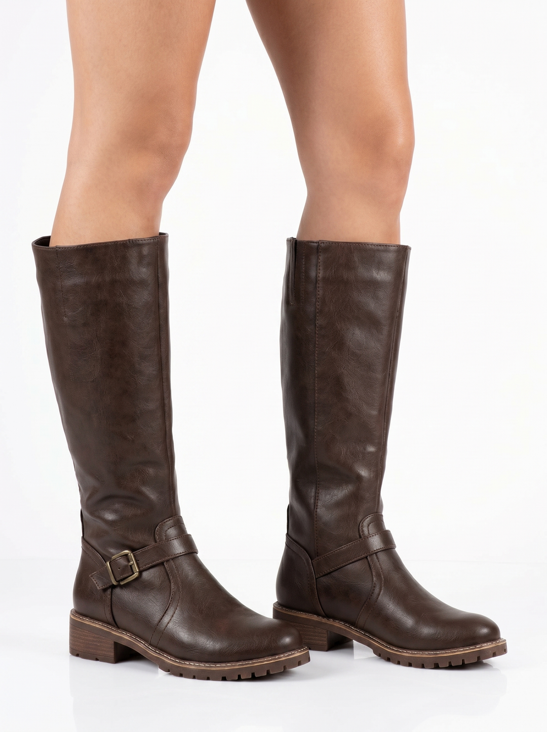 Taylor | Women's Brown Solid Orthopedic Leather Boots