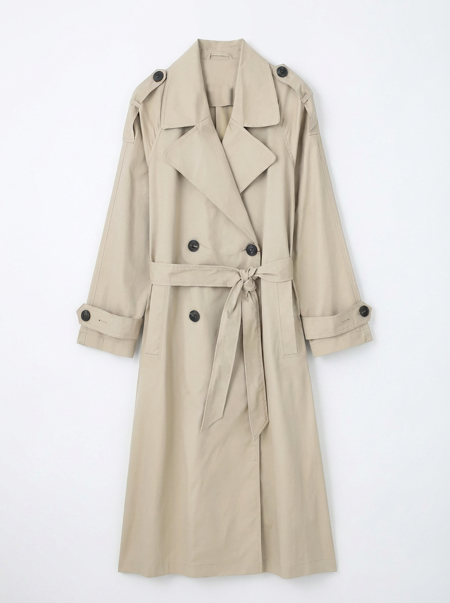 Tessa | Women's Double Breasted Long Trench Coat 3