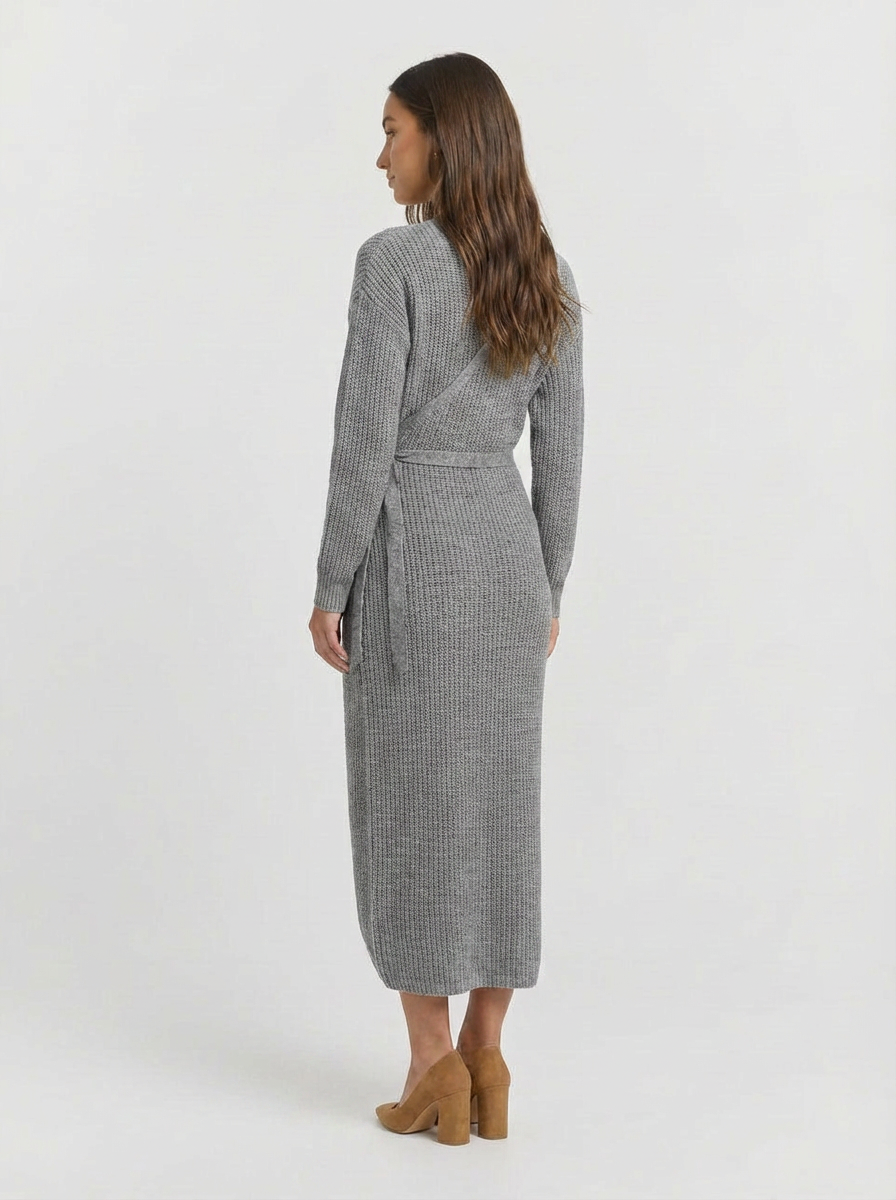 Tessa | Women's Long Sleeve Knit Tunic Dress 2