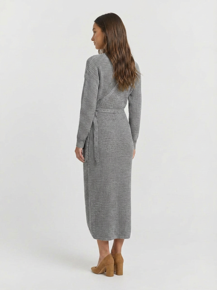 Tessa | Women's Long Sleeve Knit Tunic Dress 2