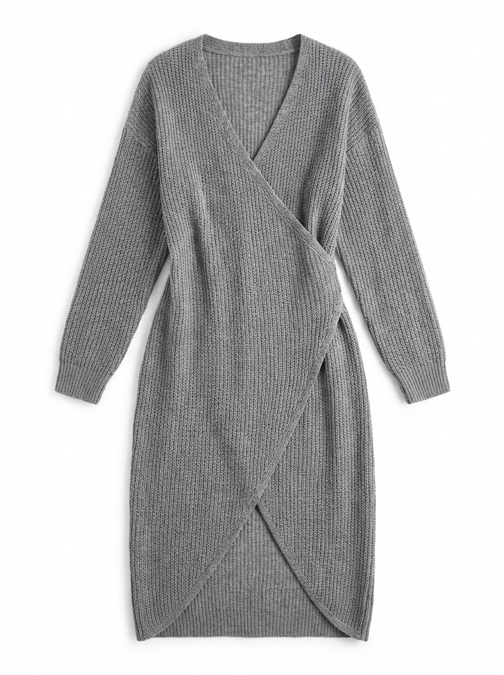 Tessa | Women's Long Sleeve Knit Tunic Dress 3