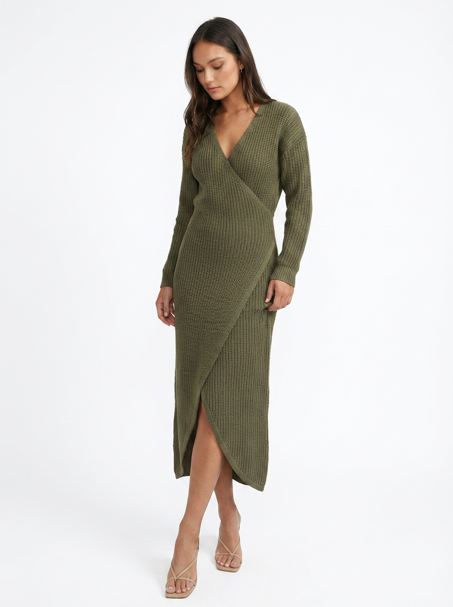 Tessa | Women's Long Sleeve Knit Tunic Dress 4
