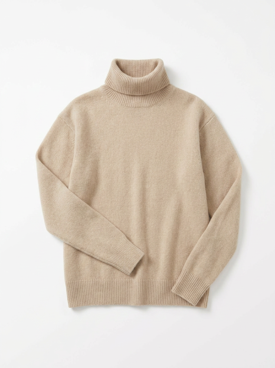 Tessa | Women's Oversized Turtleneck Cashmere Sweater 3