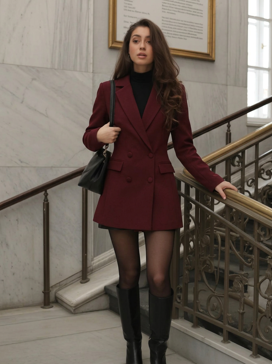Valerie | Women's Blazer Dress Notch Lapel