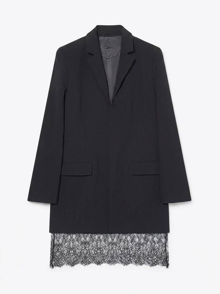 Victoria | Women's Black Blazer Dress Lace