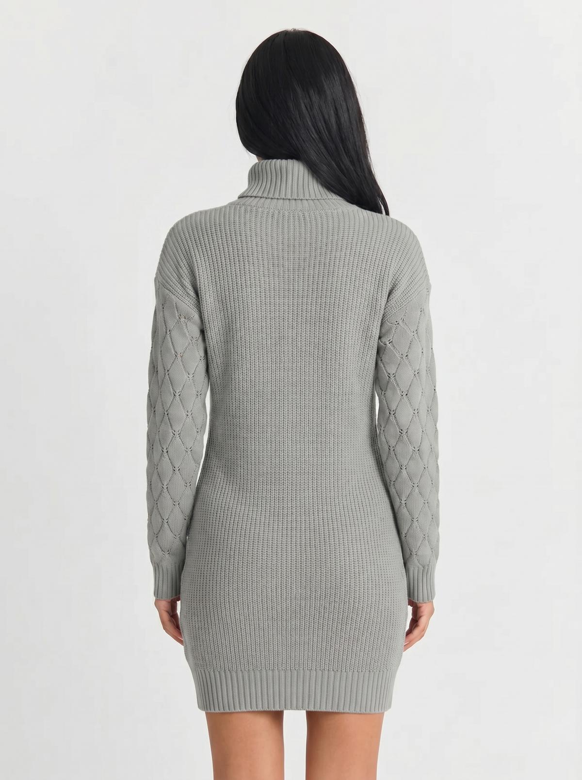 Willow | Knit Dress with Turtleneck & Long Sleeves