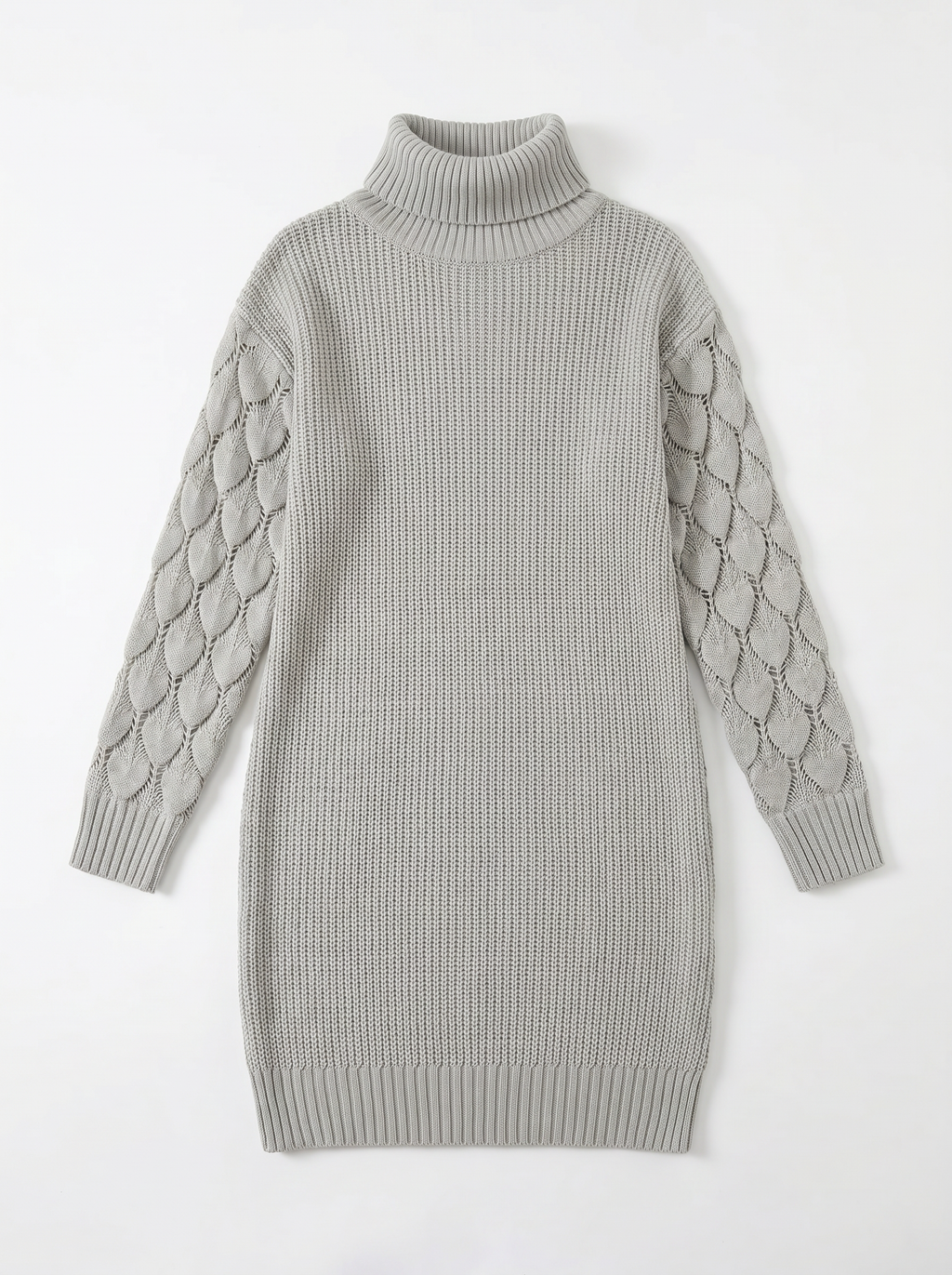Willow | Knit Dress with Turtleneck & Long Sleeves