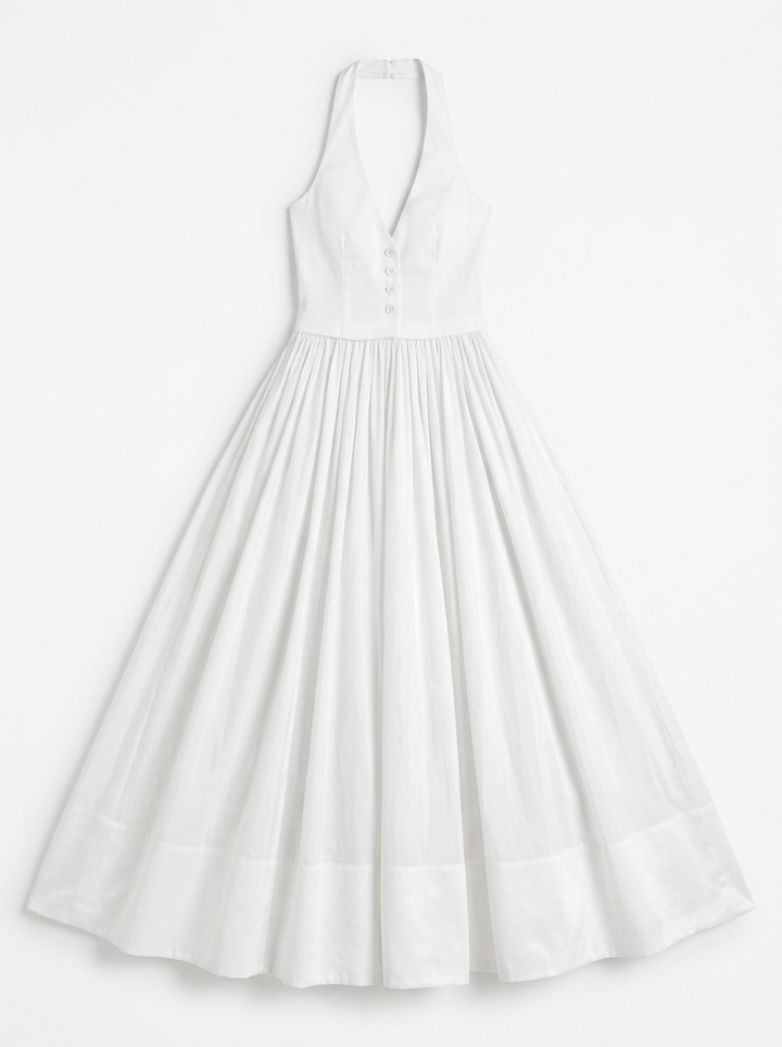 Wren | Halter Neck Maxi Dress