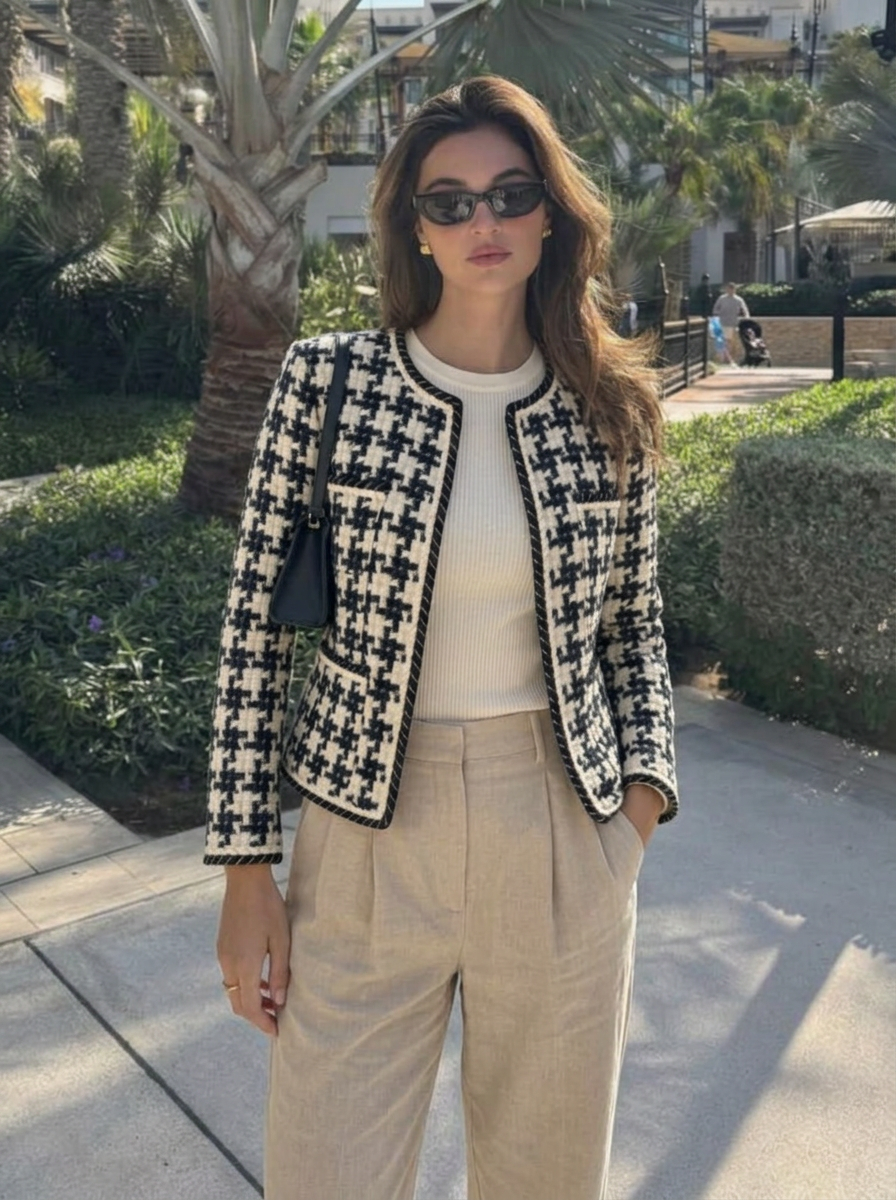 Wren | Women's Houndstooth Jacket