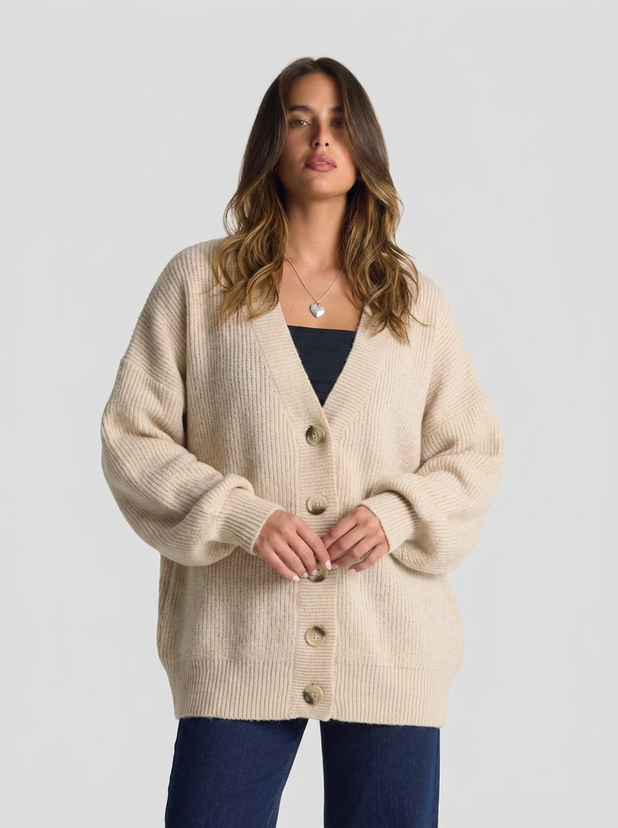 Wren | Women's Oversized Ribbed Cardigan
