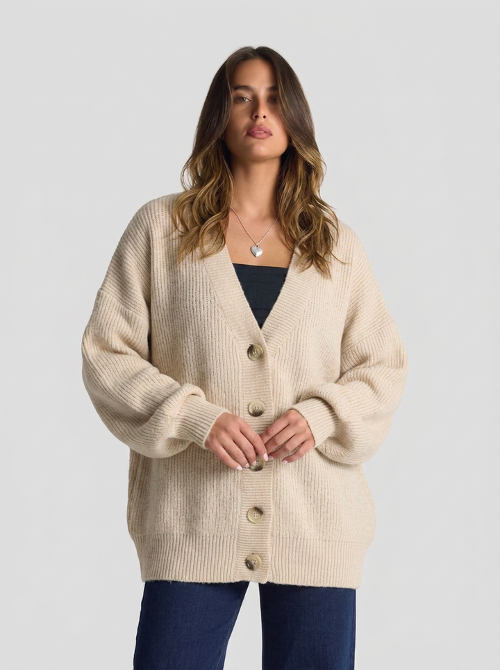 Wren | Women's Oversized Ribbed Cardigan