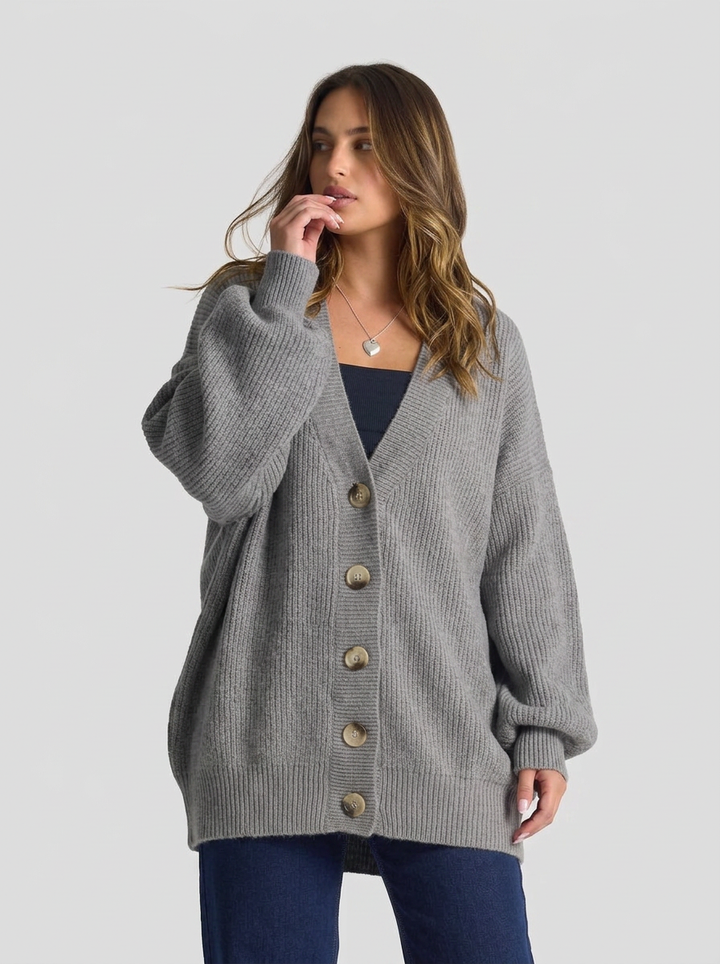 Wren | Women's Oversized Ribbed Cardigan