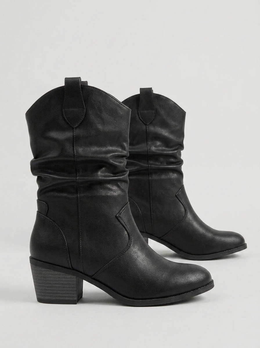 Wren | Women's Slouchy Leather Western Boots 3