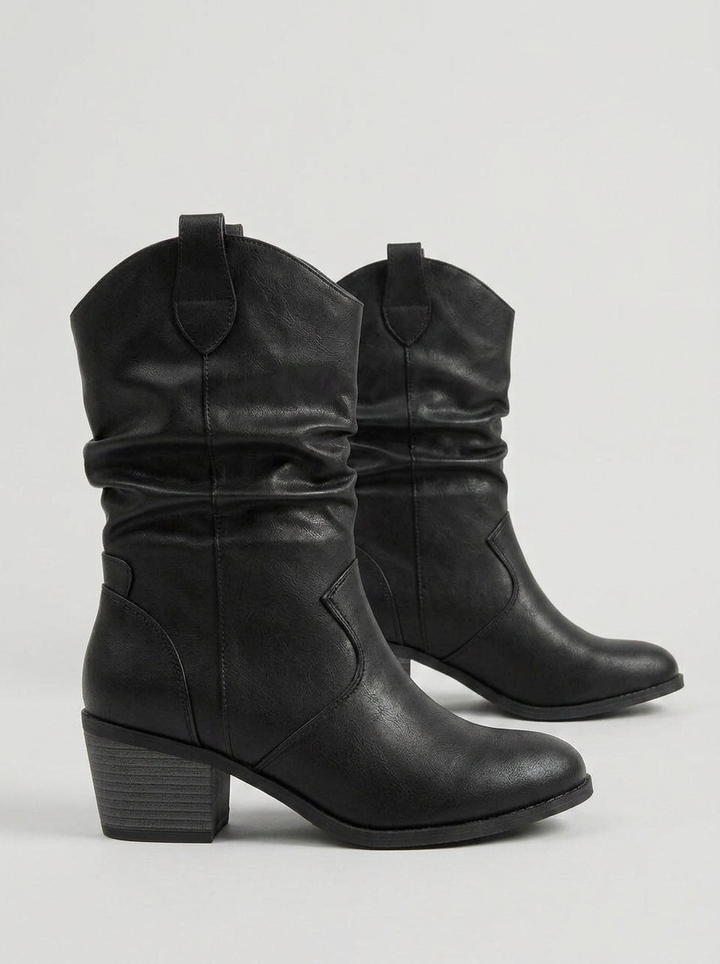 Wren | Women's Slouchy Leather Western Boots 3