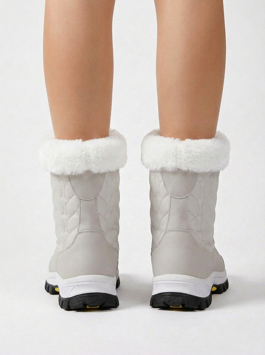 Wren | Women's Snow Boots with Fleece Trim