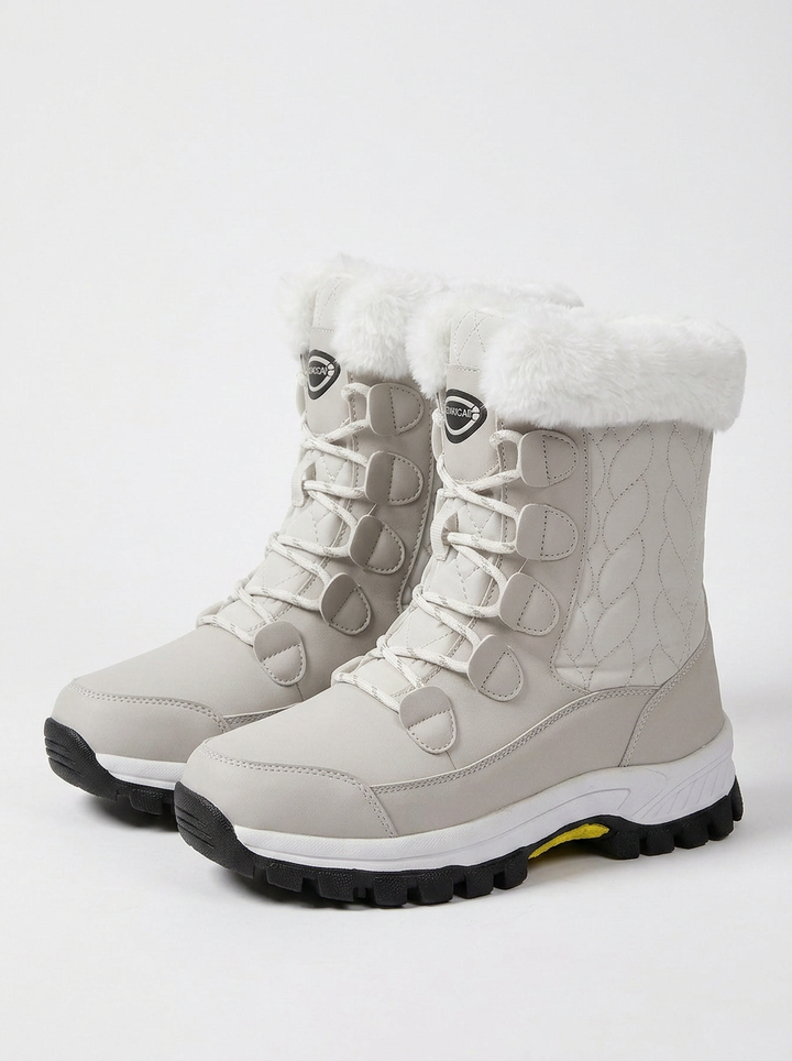 Wren | Women's Snow Boots with Fleece Trim