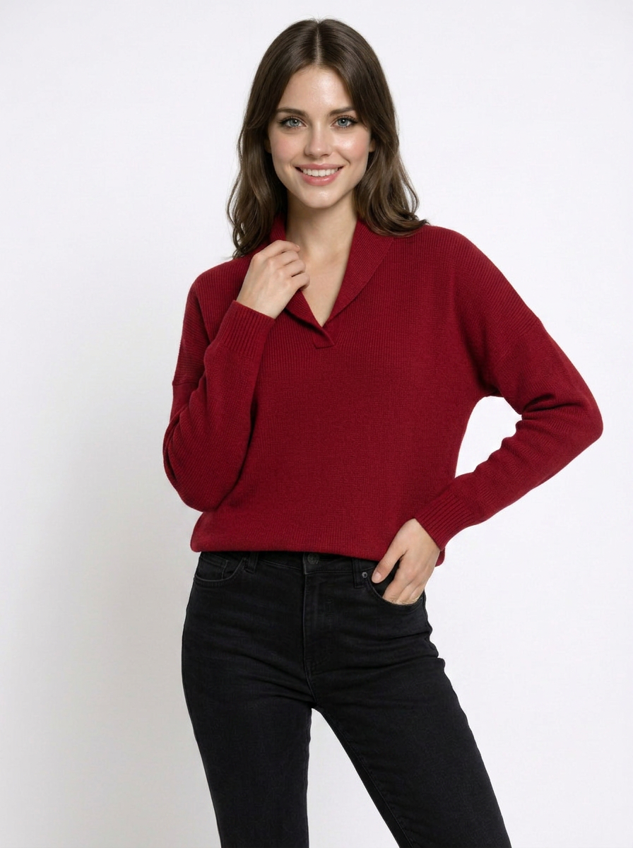 Wren | Women's V-Neck Knit Jumper
