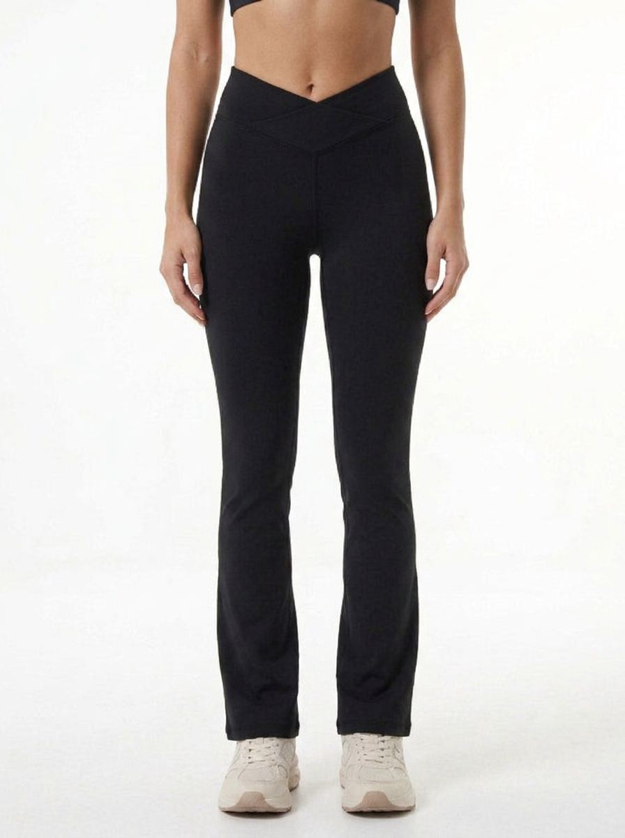 Zia | Women's Black Fleece Thermal High Waist Leggings