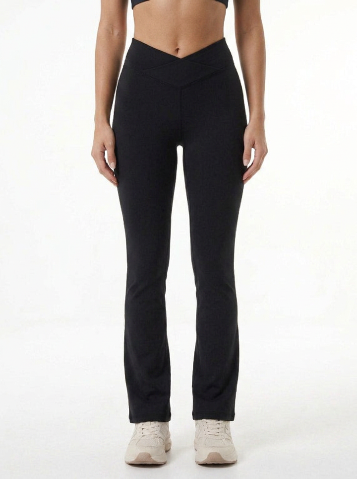 Zia | Women's Black Fleece Thermal High Waist Leggings