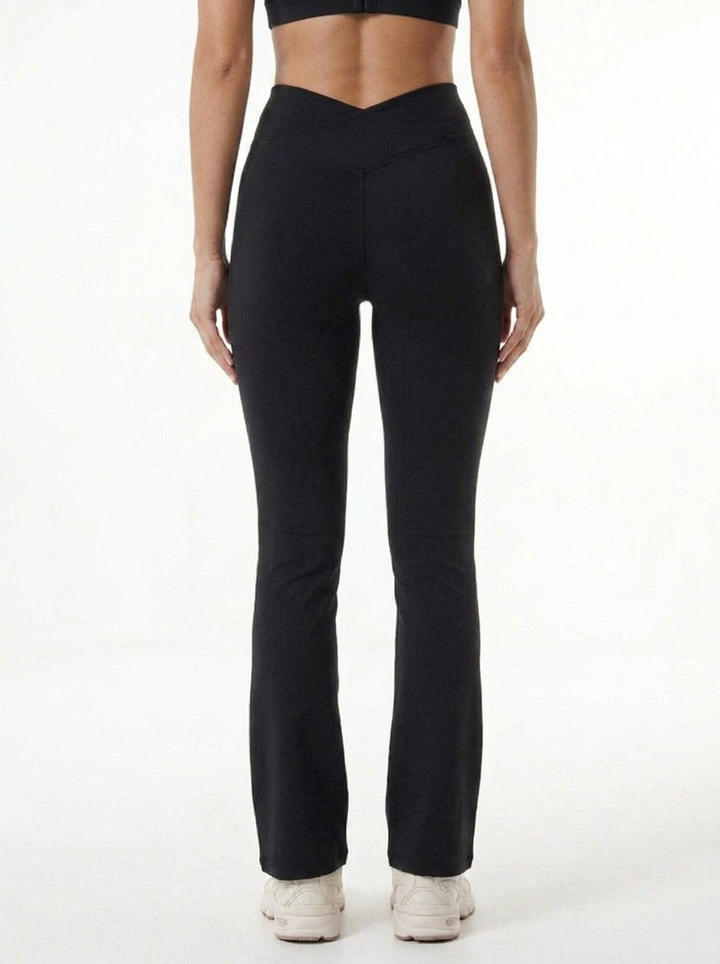 Zia | Women's Black Fleece Thermal High Waist Leggings