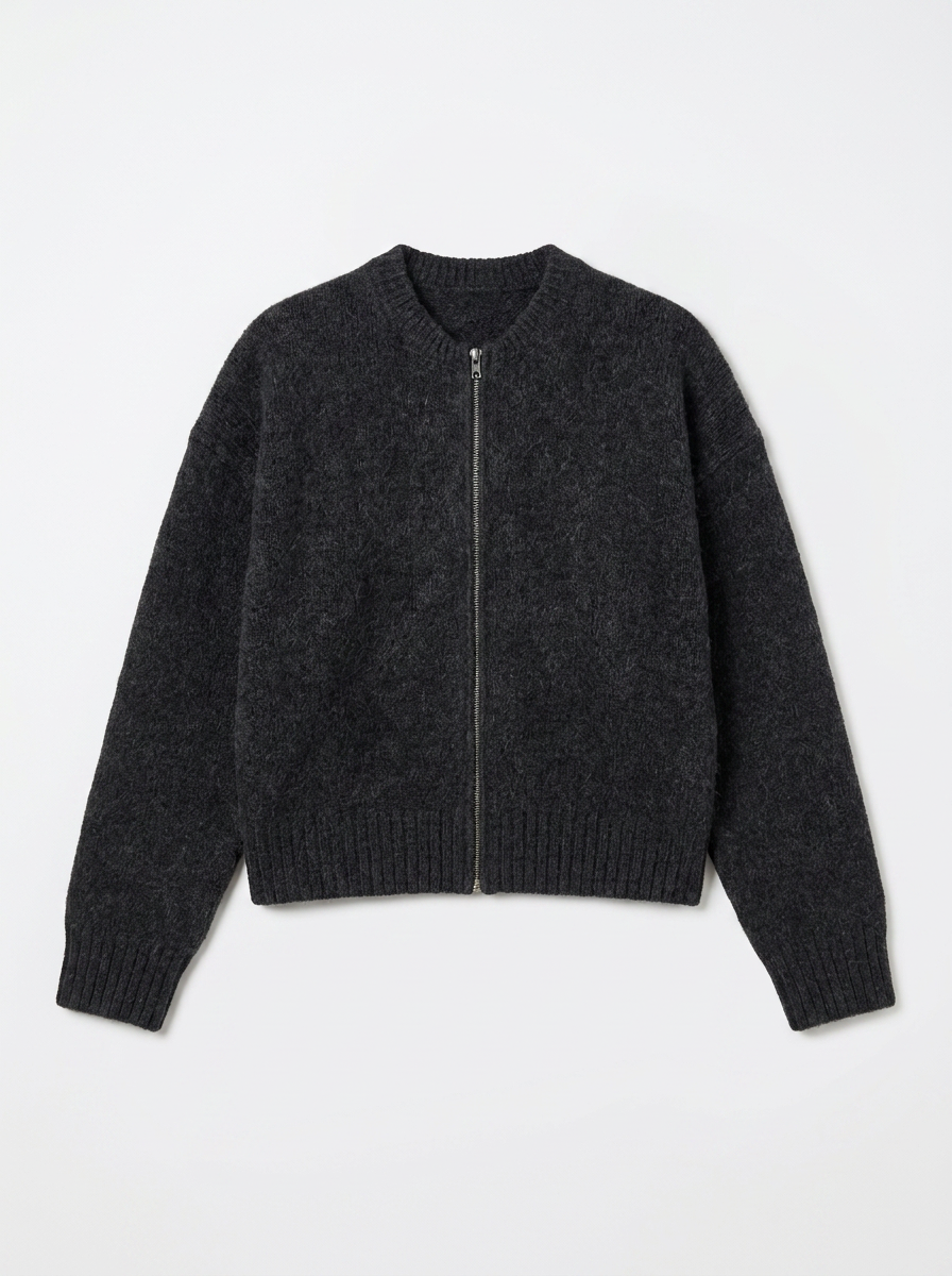 Zoe | Women's Knit Zip-Up Jacket