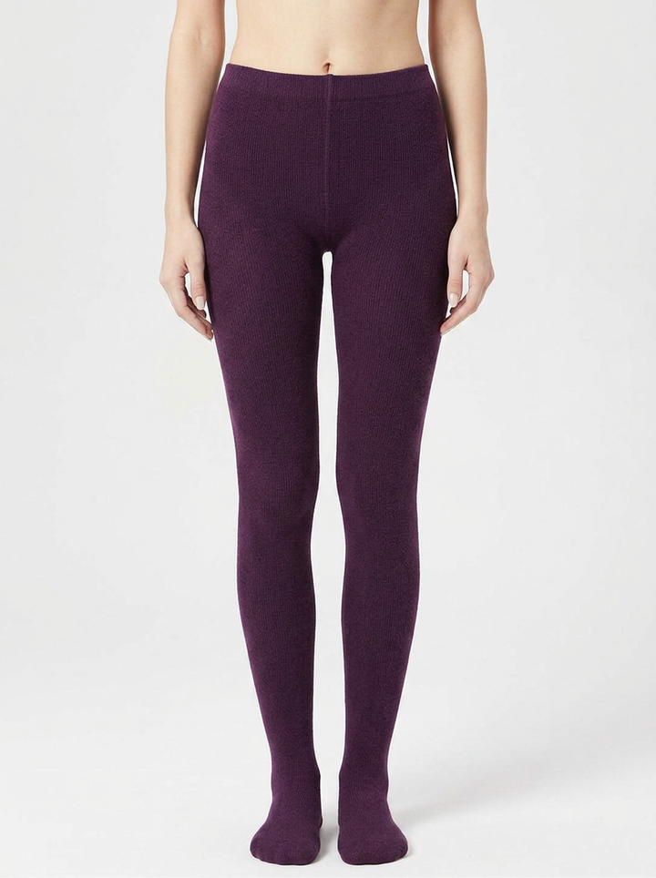 Viella | Women's Fleece Lined Thermal High Waist Tights